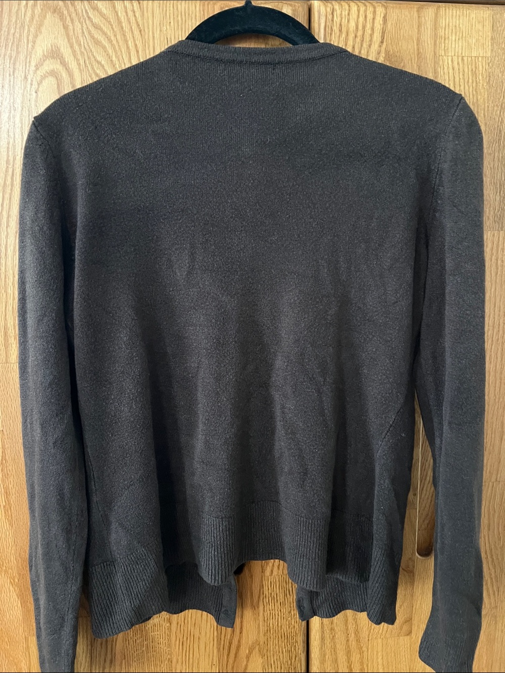 New York & Company brown button up cardigan sweater XS/S labeled med though - Picture 4 of 4